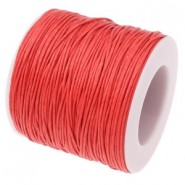 Wachskordel 1.0 mm Achat rot